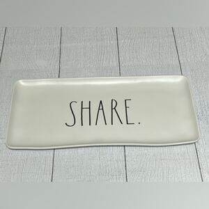 Rae Dunn SHARE Ivory Serving Tray Farmhouse